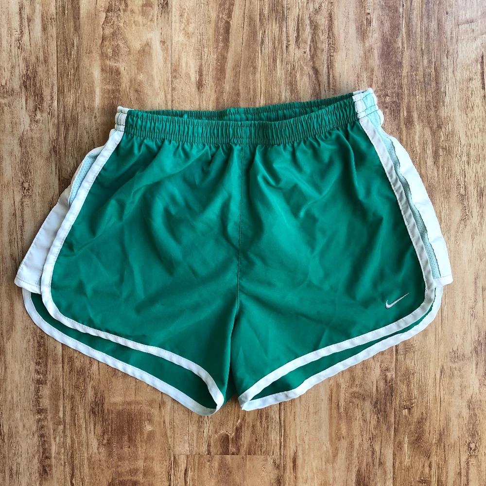 Green Nike Running Shorts